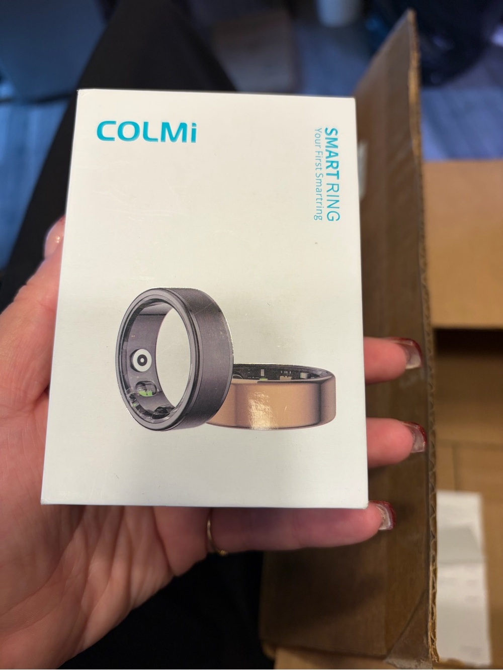 Smart Ring in Rose Gold - Fitness & Notification Ring